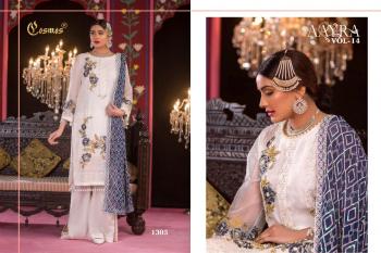 Cosmos Aayra vol 14 Georgette Pakistani Suits wholesaler