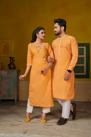 Cotton Hand work Couple Kurtis, Kurta and Pant 2021 new Concept