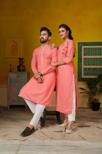 Cotton Hand work Couple Kurtis, Kurta and Pant 2021 new Concept