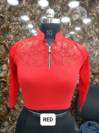 Cotton Lycra Stretchable Blouse Wholesale price