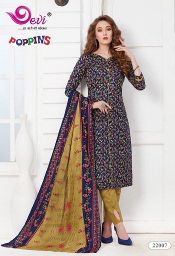 Devi poppins vol 22 Cotton Churidar Dress Material