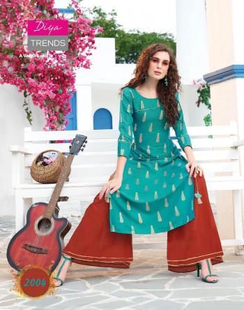 Diya trends Fashion Angel vol 2 kurtis with palazzo catalog