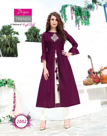 Diya trends Fashion Angel vol 2 kurtis with palazzo catalog