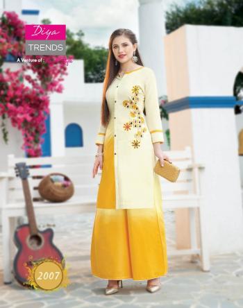 Diya trends Fashion Angel vol 2 kurtis with palazzo catalog