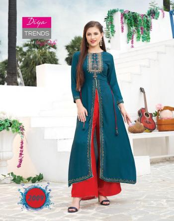 Diya trends Fashion Angel vol 2 kurtis with palazzo catalog