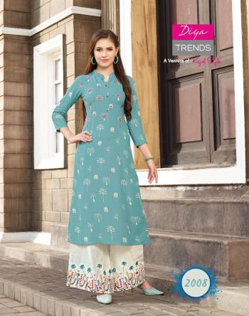 Diya trends Fashion Angel vol 2 kurtis with palazzo catalog