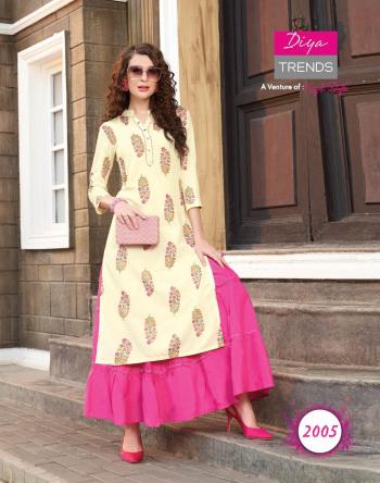 Diya trends Fashion Angel vol 2 kurtis with palazzo catalog