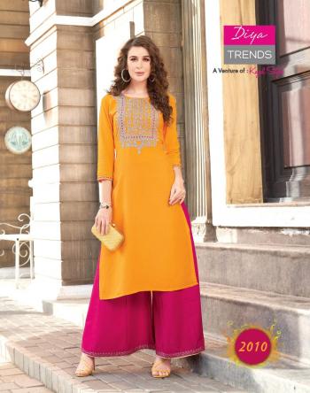 Diya trends Fashion Angel vol 2 kurtis with palazzo catalog