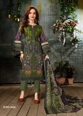 Fariyas Aaghaaz vol 1 Lawn Cotton Dress Material catalog