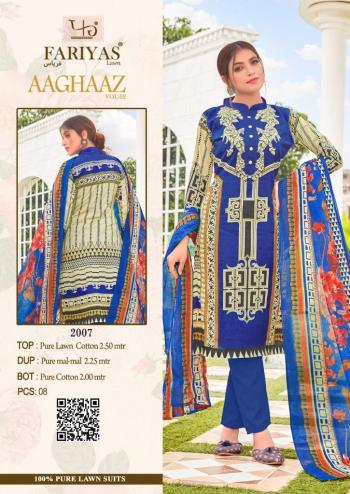 Fariyas Aaghaaz vol 2 Lawn Cotton Pakistani Suits wholesaler