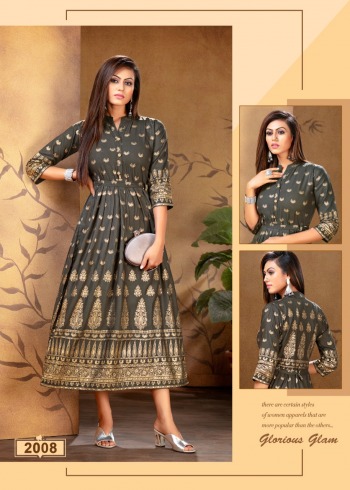 Fashion Talk Falak Rayon Anarkali kurtis wholesale