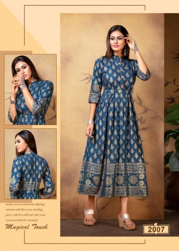 Fashion Talk Falak Rayon Anarkali kurtis wholesale