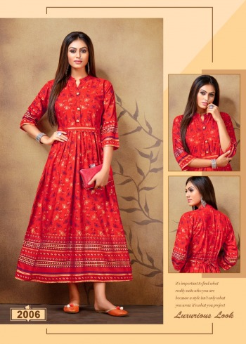 Fashion Talk Falak Rayon Anarkali kurtis wholesale