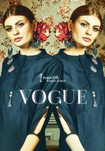 Feminista Vogue kurtis with palazzo and Dupatta