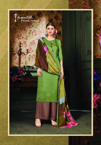 Feminista Vogue kurtis with palazzo and Dupatta