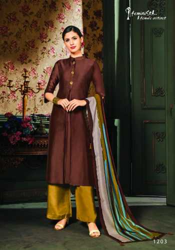 Feminista Vogue kurtis with palazzo and Dupatta