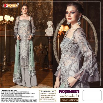 Fepic Rosemeen Embroide vol 21 Pakistani Suits wholesaler