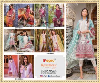 Fepic Rosemeen Sobia Nazir Lawn Collection Pakistani Suits