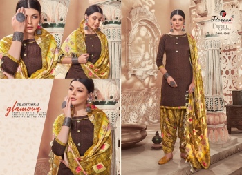 Floreon Dream Patiyala Pashmina Salwar Kameez wholesaler