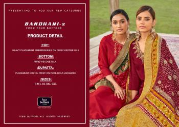Four Button Bandhani vol 2 ready made Suits wholesale Price