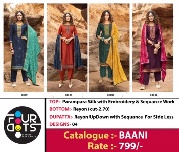 Four Dots Baani Parampara Silk salwar kameez