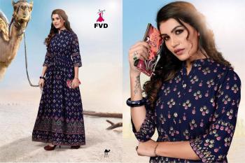 FVD blue Diamond Rayon Gown buy wholesale price