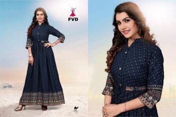 FVD blue Diamond Rayon Gown buy wholesale price