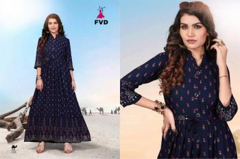 FVD blue Diamond Rayon Gown buy wholesale price