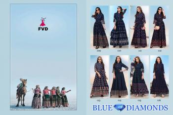 FVD blue Diamond Rayon Gown buy wholesale price