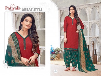 Ganesha Patiyala vol 22 Punjabi Cotton Dress Material