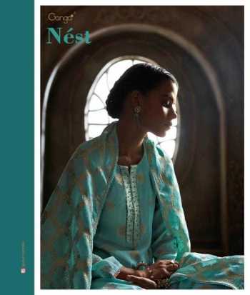 Ganga Nest Premium Georgette Jacquard Salwar Kameez wholesaler