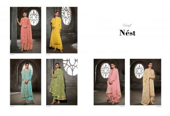 Ganga Nest Premium Georgette Jacquard Salwar Kameez wholesaler