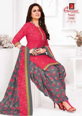Ganpati Noori Patiyala vol 8 casual dress material catalog