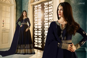 Glossy Simar Hit Design Anarkali Gown wholesale Price