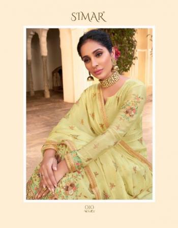 Glossy Simar Suhani Chinon Suits wholesaler