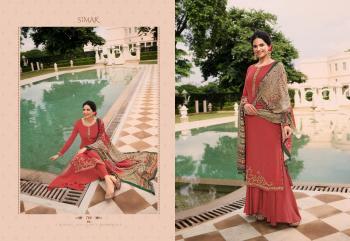 Glossy Simar Verve Tusser Silk Salwar Kameez wholesaler