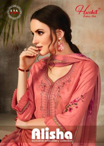 Harshit Fashion Alisha Jam Cotton Salwar Kameez catalog Wholesaler