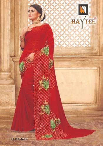 Haytee Splash 90 Dani Print Daily wear Saree catalog