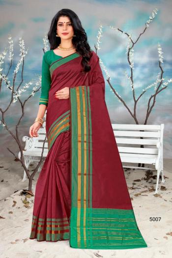 Hraj Shlmla Cotton Silk Saree wholesaler