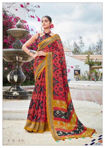 Ikkat Special linen fabric Saree wholesale Price