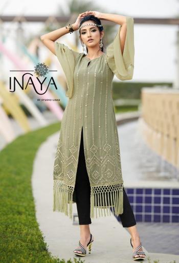 inaya LPC 58 kurtis with Cigarette pant catalog wholesale