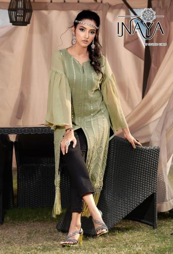 inaya LPC 58 kurtis with Cigarette pant catalog wholesale