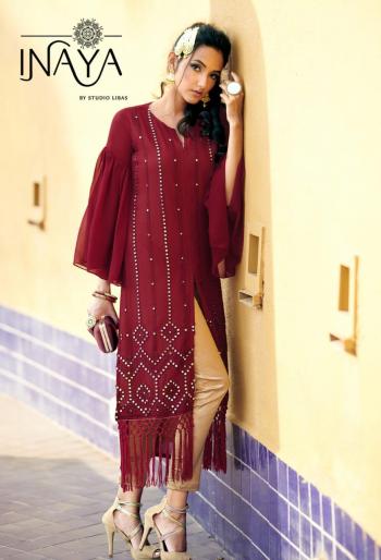 inaya LPC 58 kurtis with Cigarette pant catalog wholesale