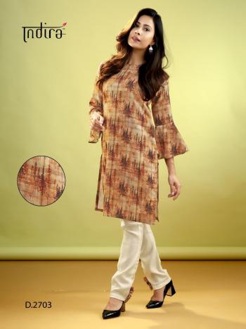 Indira Apparel Sharad Pashmina kurtis with pant catalog