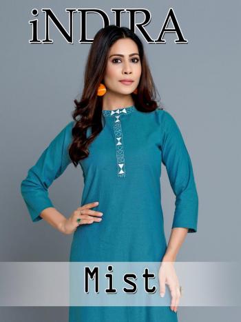 Indira Mist Cotton kurtis with pant catalog wholesaler