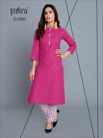 Indira Mist Cotton kurtis with pant catalog wholesaler