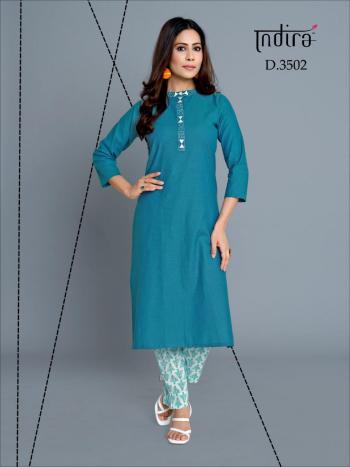 Indira Mist Cotton kurtis with pant catalog wholesaler