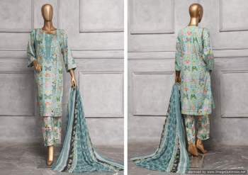Inteha justuju original Lawn Pakistani Suits Chiffon Dupatta