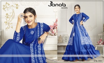 Janab Party wear kurtis and Gown buy wholesale Price