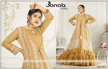 Janab Party wear kurtis and Gown buy wholesale Price